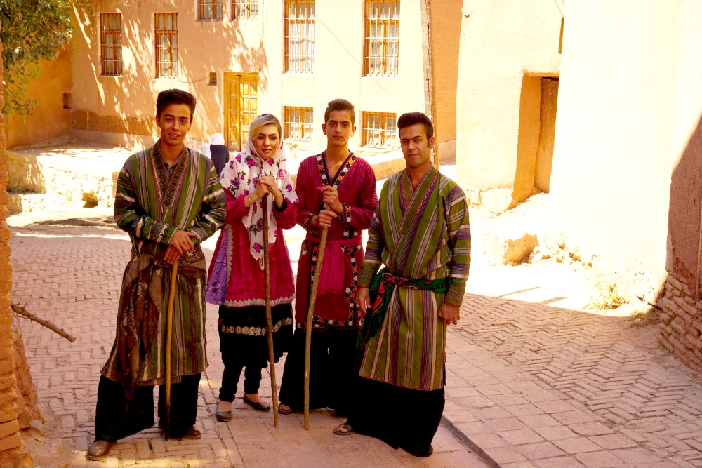 Tradycyjne stroje mieszkańców Abyaneh
