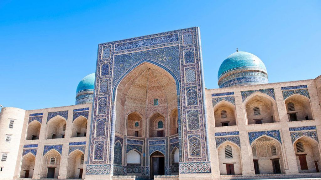 Uzbekistan słynie z meczetów o pięknej ornamentyce.