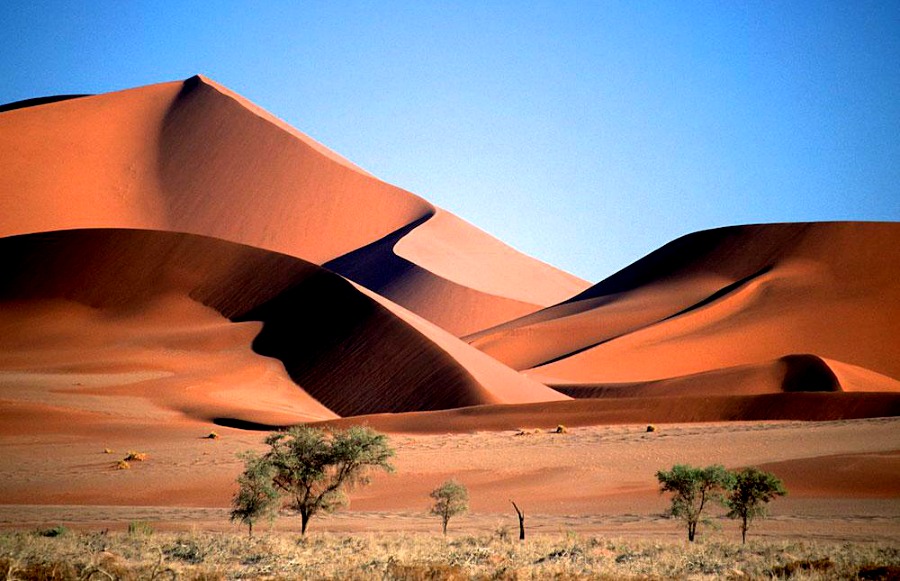 Mieszkańcy Namibii na pewno nie narzekają na brak piasku.