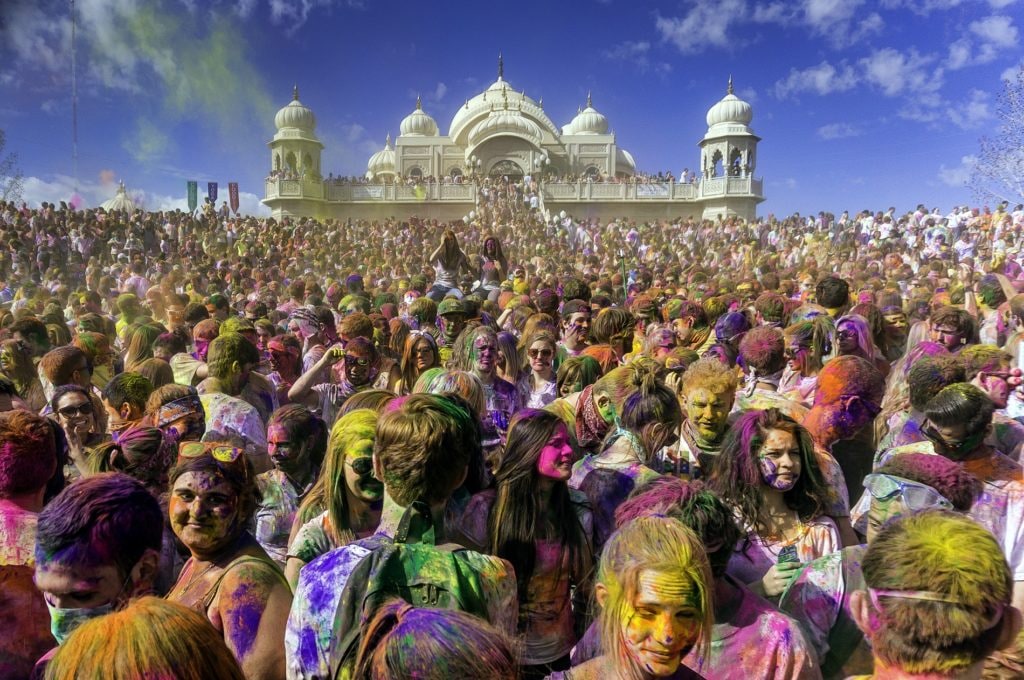 Święto Holi w Indiach