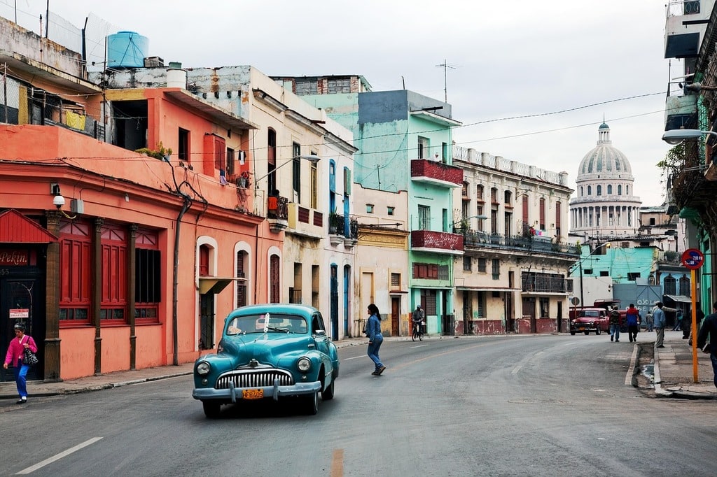 Havana, Kuba. Widok na miasto.